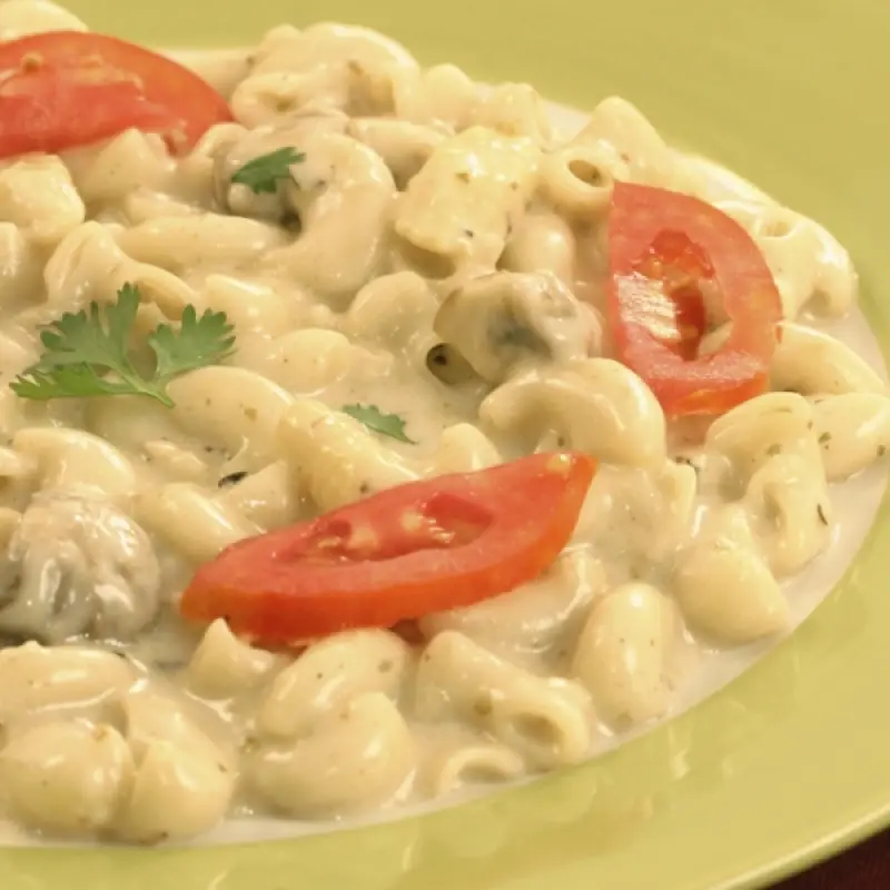 Creamy Mushroom Macaroni Casserole