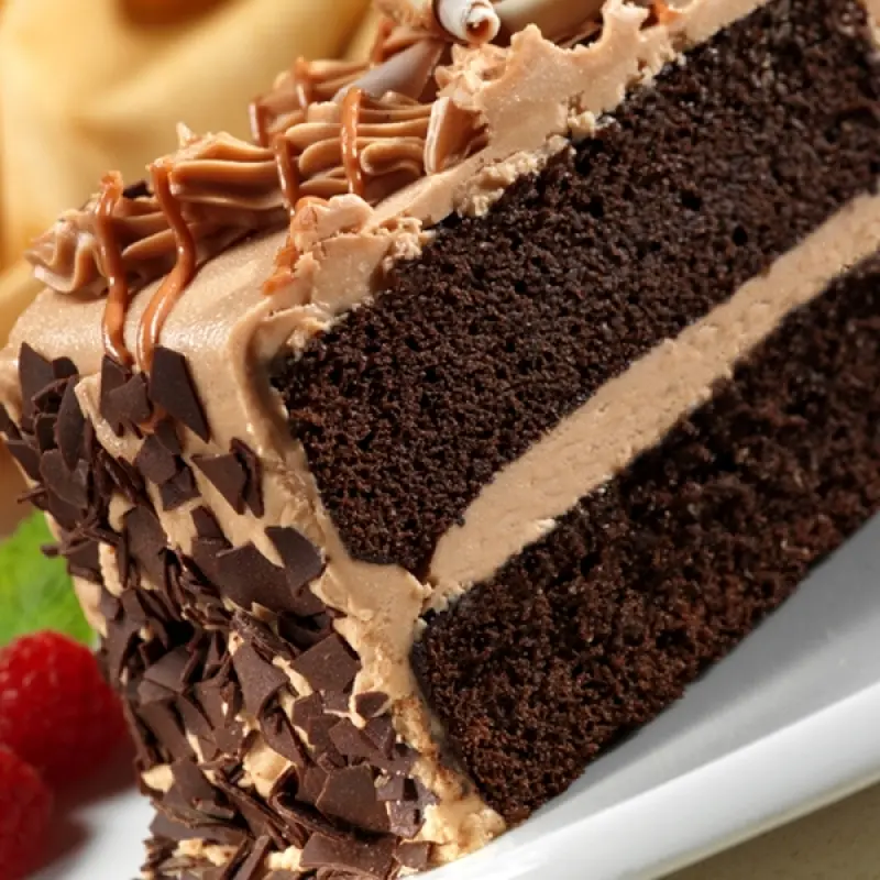 Chocolate Cake With Caramel Frosting