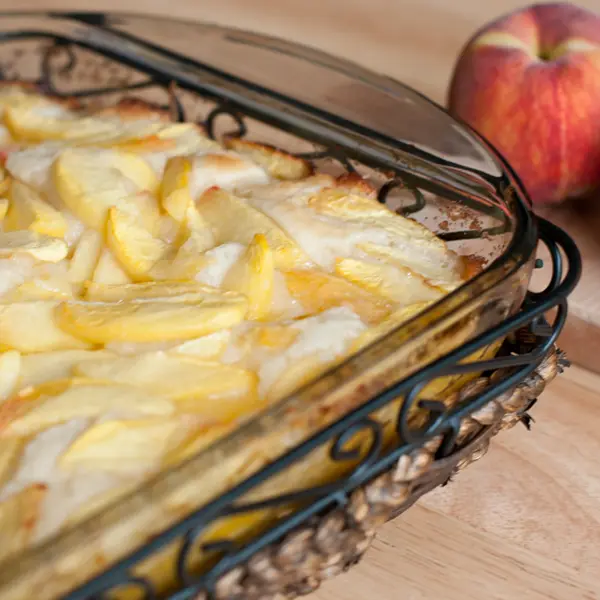 Fresh Sliced Peach Cobbler