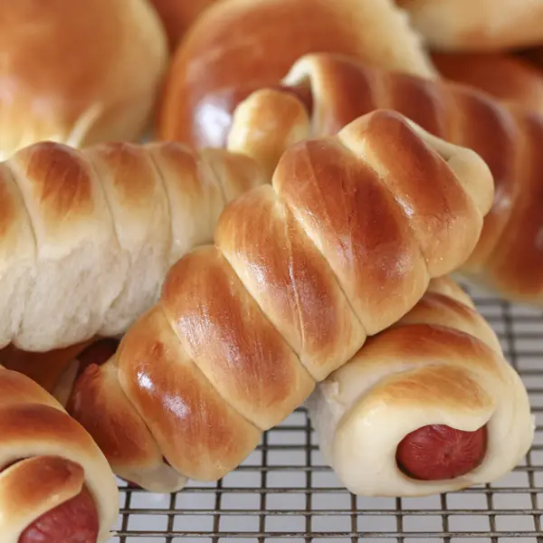 Pastry Wrapped Hotdogs