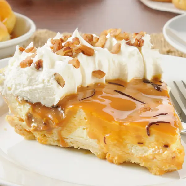 Cream Pie With Caramel