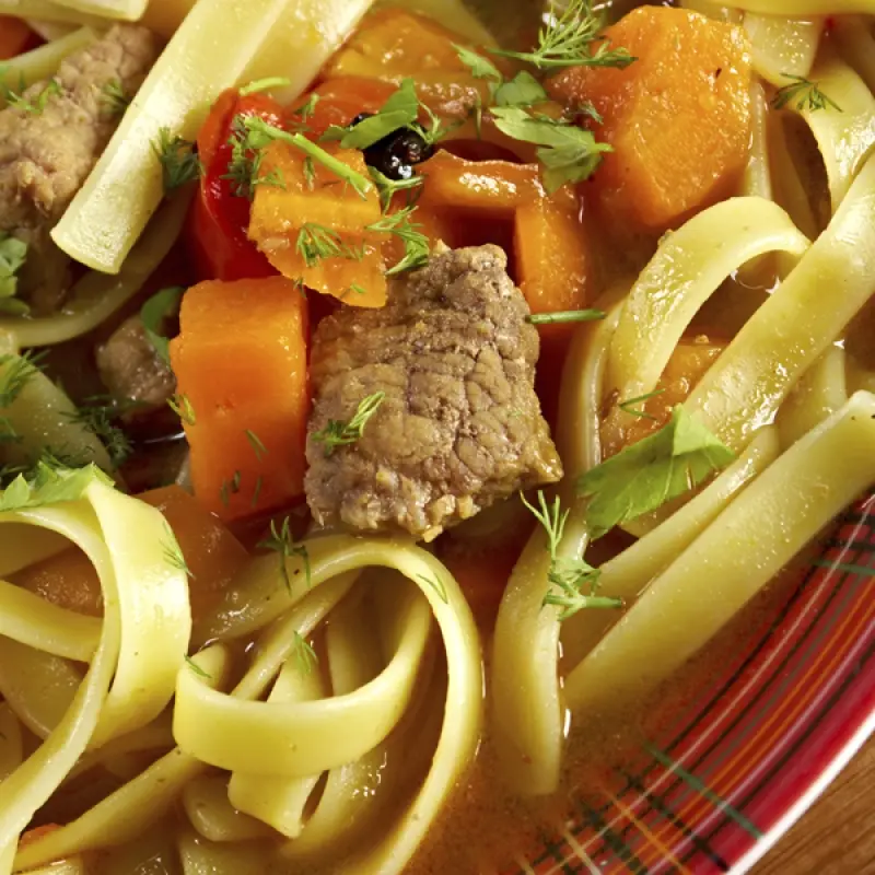 Beef and Noodle Soup