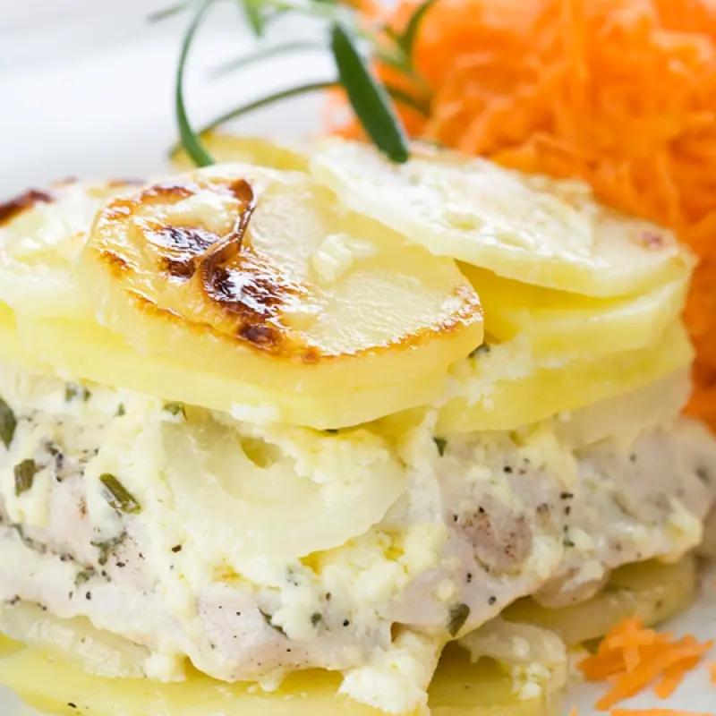 Chicken and Potato Casserole