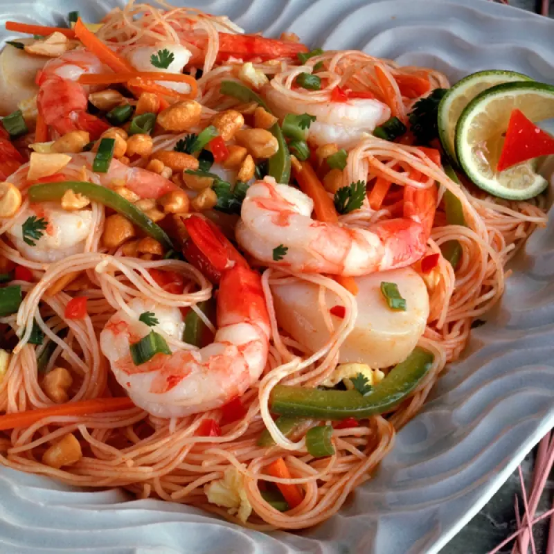 Shrimp and Scallop Stir Fry