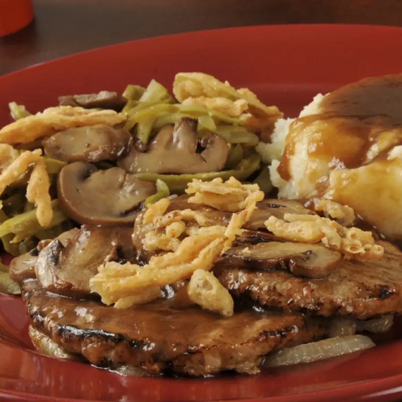 Salisbury Steak with Mushroom Gravy