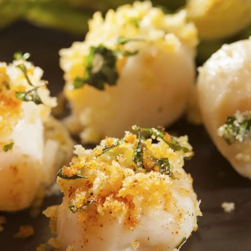 Baked Scallops
