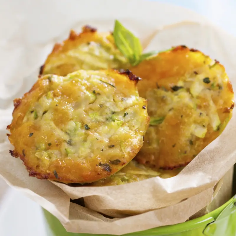 Zucchini Apple Muffins