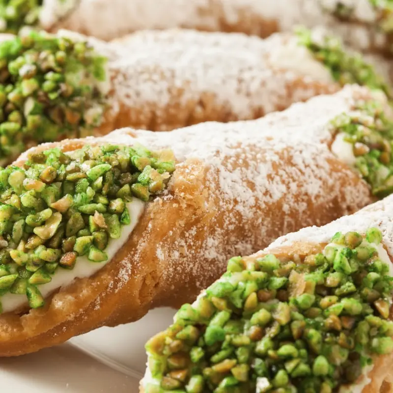 Pistachio Cannoli