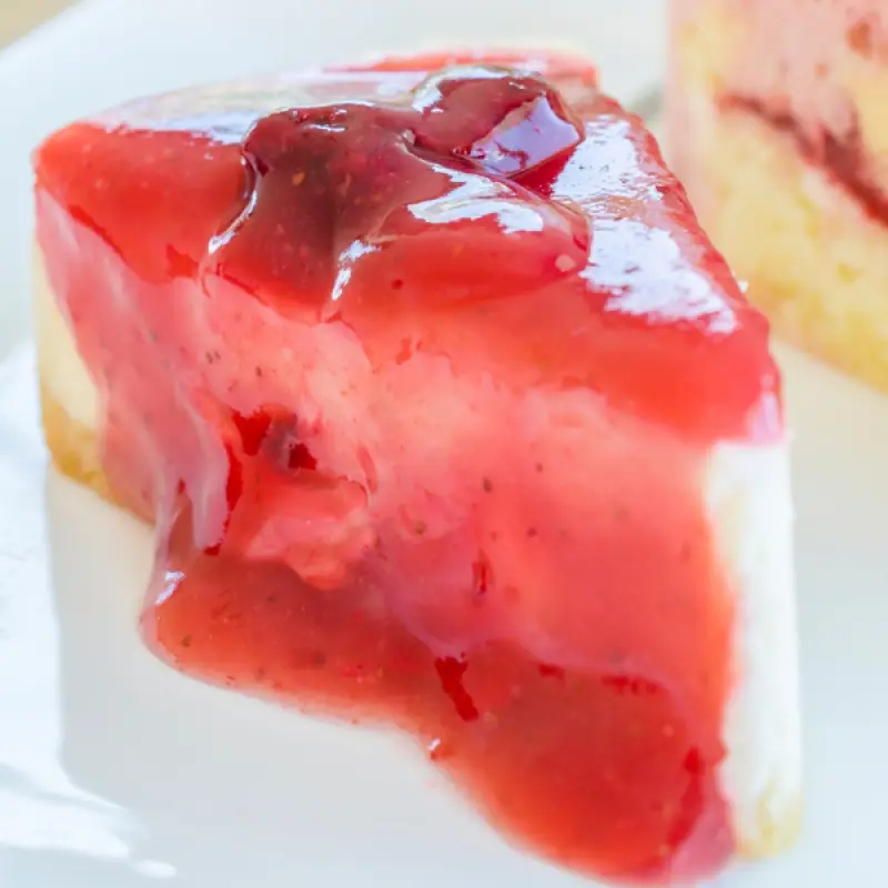 No Bake White Chocolate Cheesecake