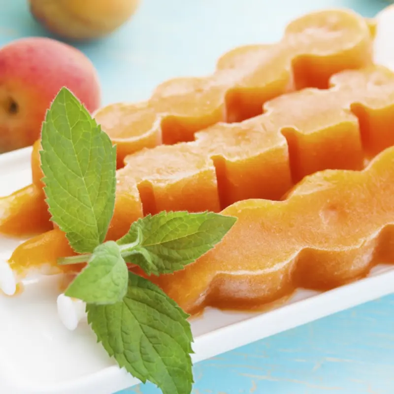 Peach Popsicles