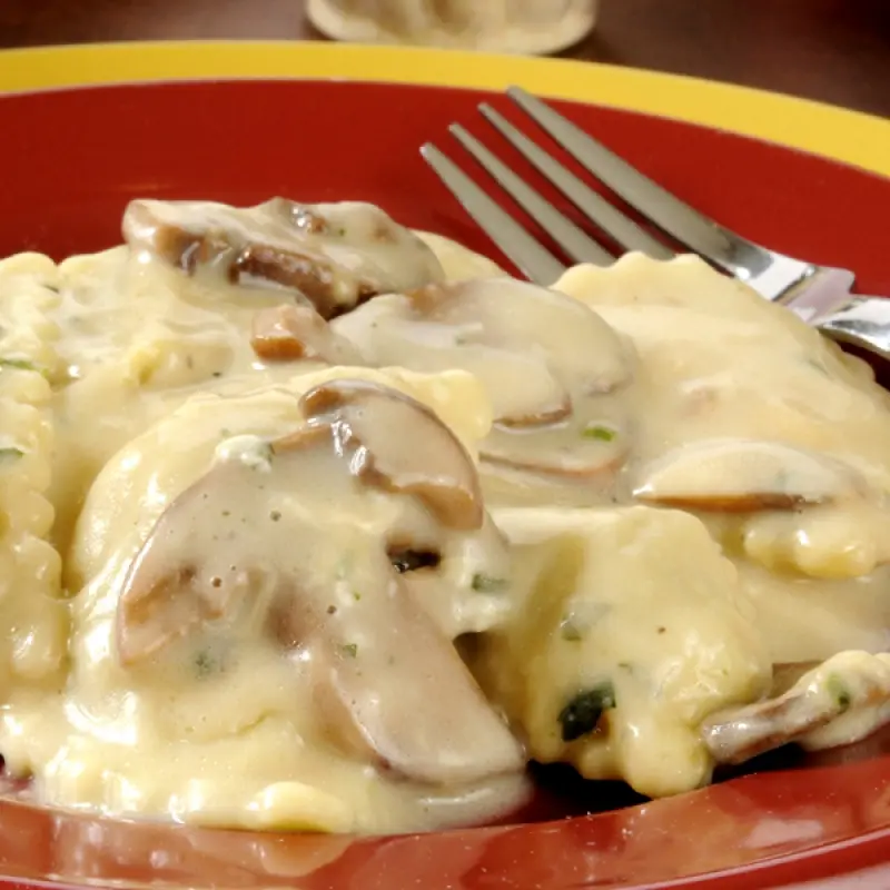 Chicken Mushroom Alfredo