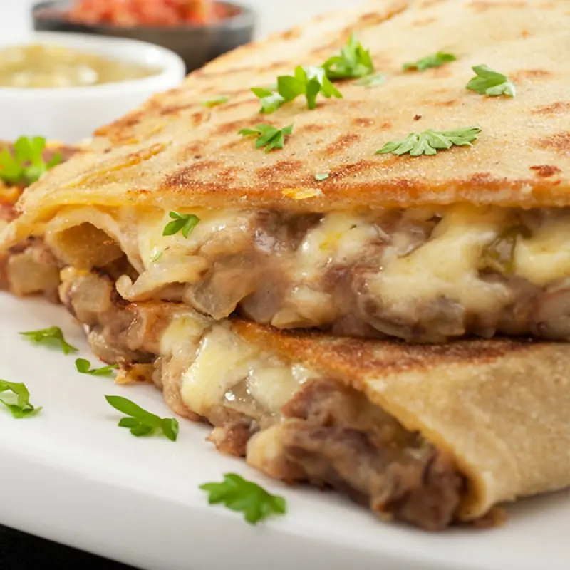 Bean and Cheese Quesadilla