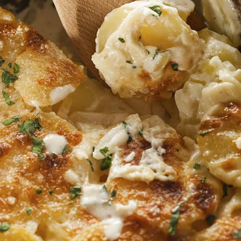 Garlic Scalloped Potatoes