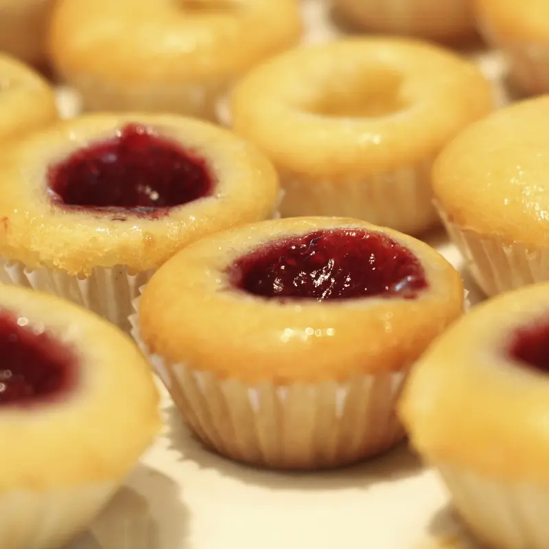 Jam Filled Cupcakes