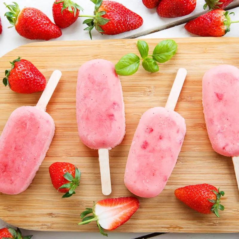 Strawberry Pops