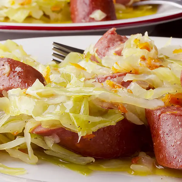 Ukranian Sausage and Sauerkraut
