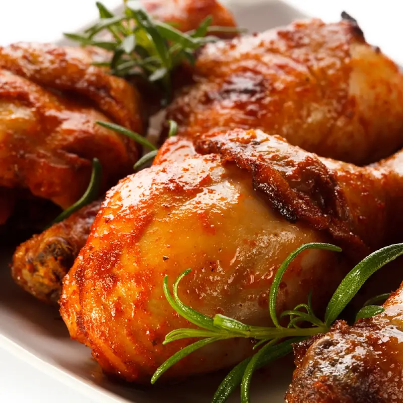 Chicken Drumsticks With Barbecue Sauce