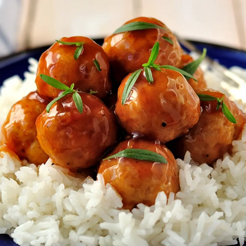 Sweet and Sour Chicken Balls