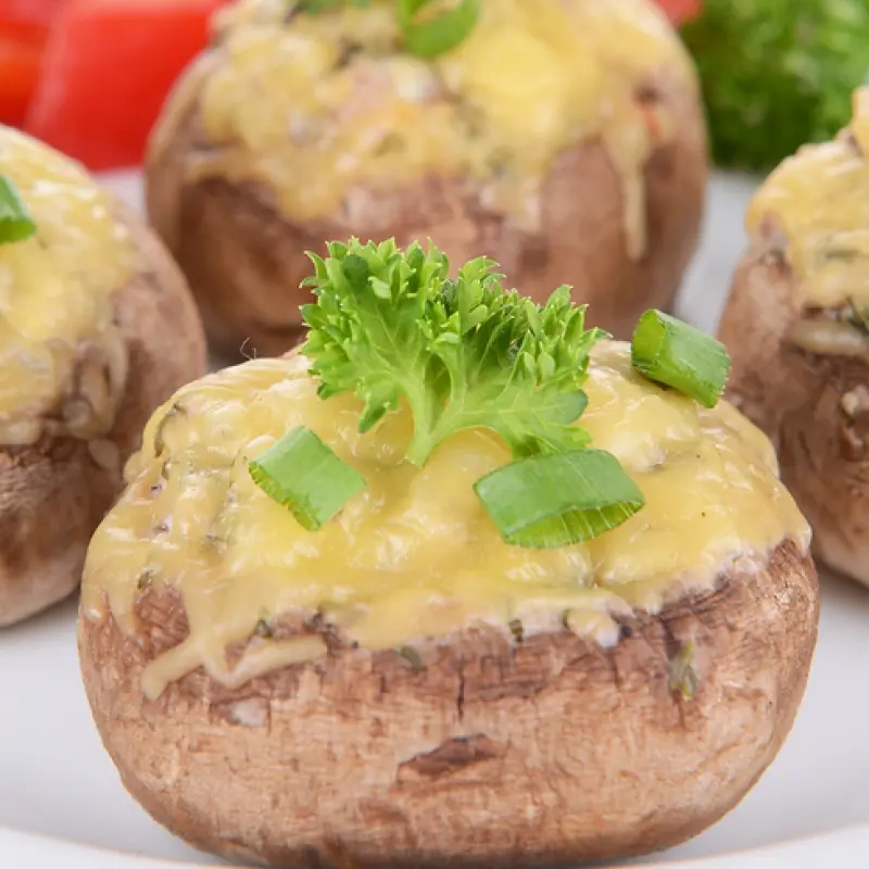 Cream Cheese Stuffed Mushrooms