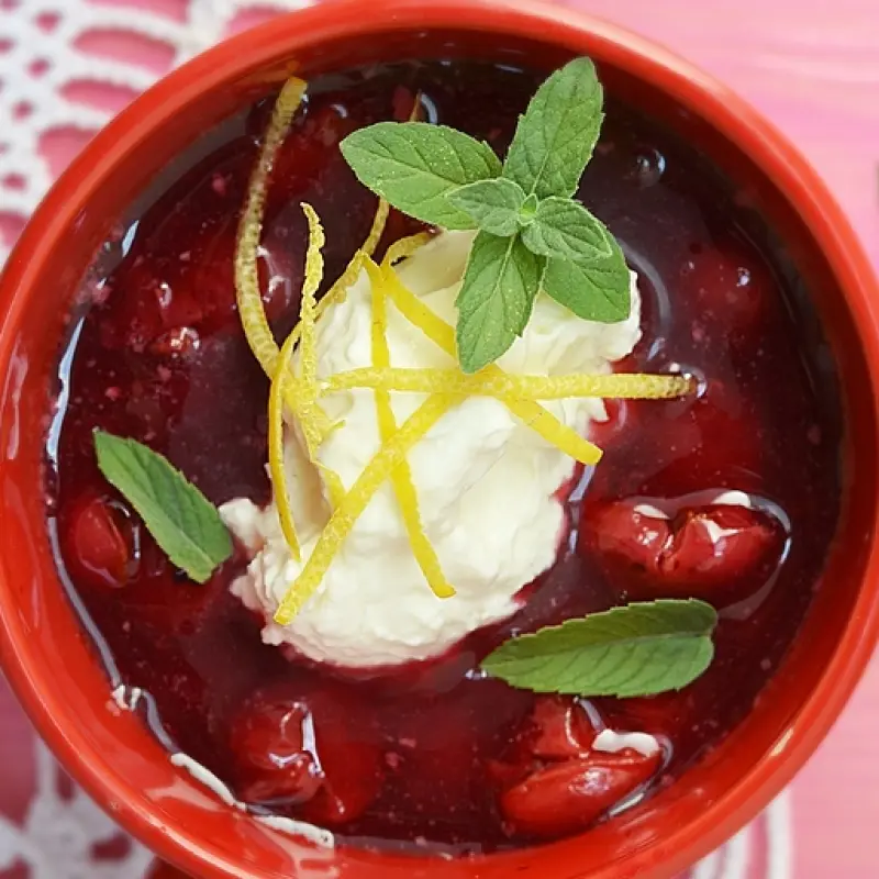 Homemade Cherry Sauce