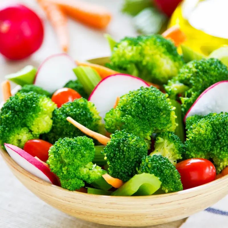 Raw Broccoli Salad
