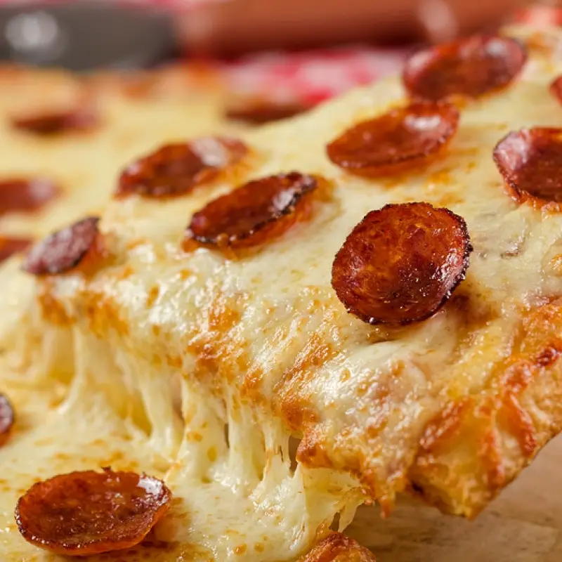 Cheesy Pepperoni Pizza