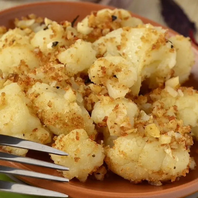 Oven Baked Cauliflower