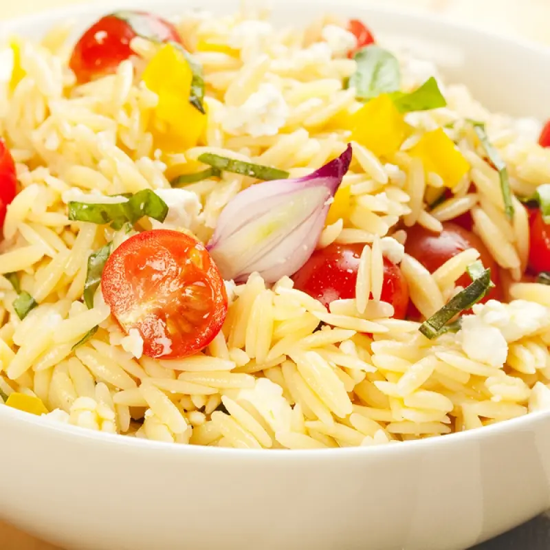 Tomato Orzo Salad