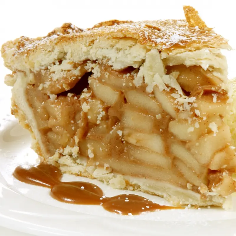 Apple Pie With Caramel Sauce