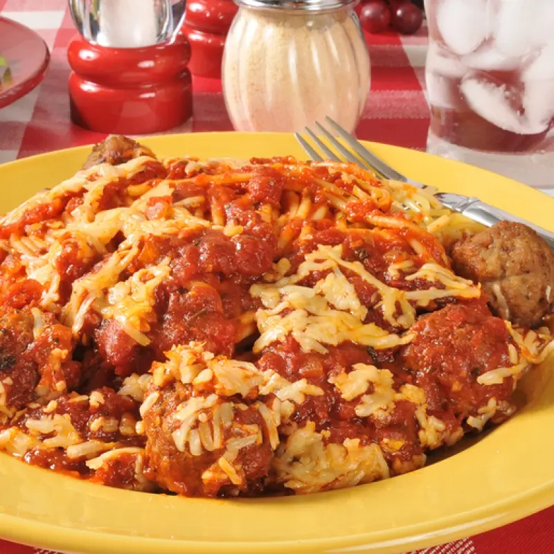 Porcupine Meatballs In Tomato Sauce