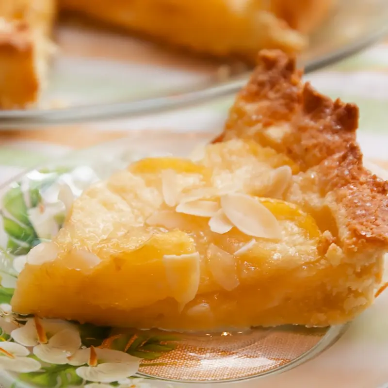 Peach Almond Pie