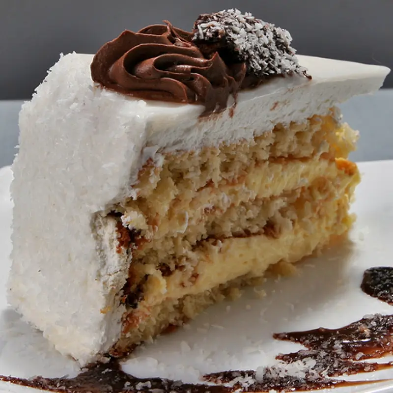 Cake With Custard Filling