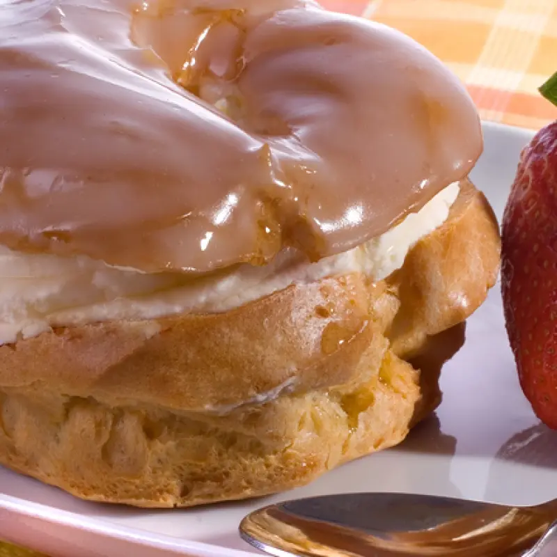 Caramel Cream Puffs
