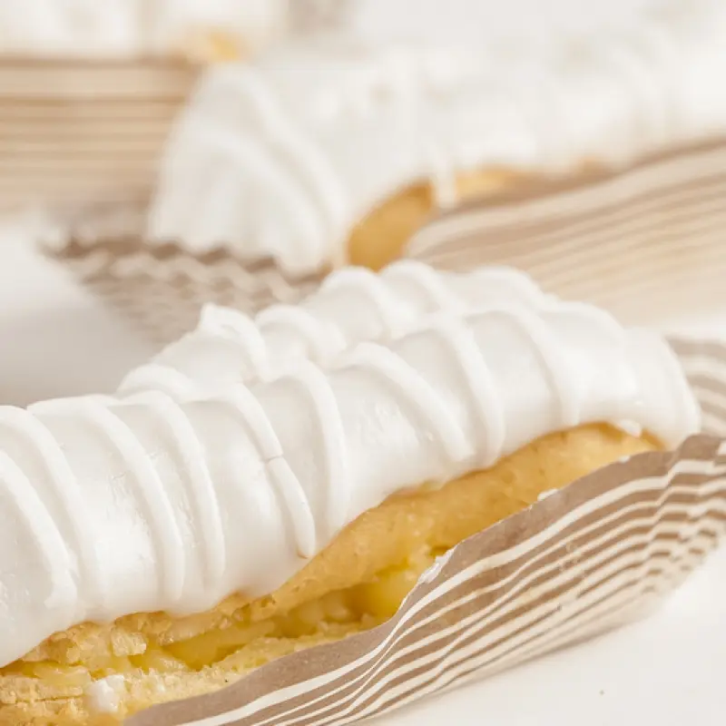 White Chocolate Eclairs