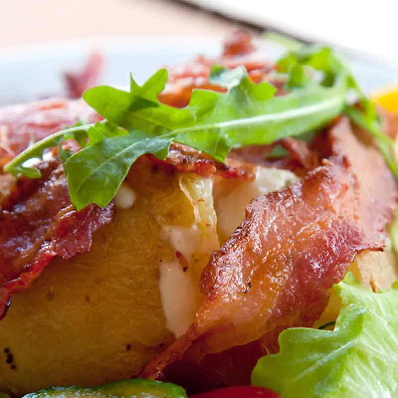 Baked Potato With Bacon