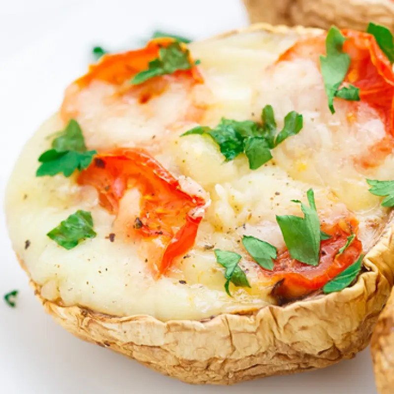 Stuffed Mushrooms With Mozzarella