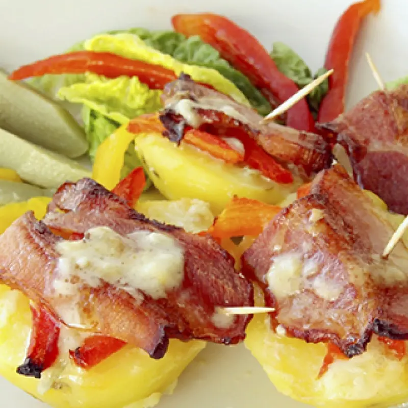 Bacon Wrapped Potatoes Appetizer