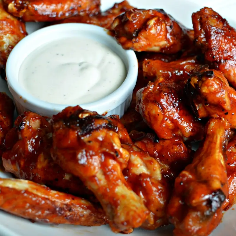 Honey BBQ Baked Chicken Wings