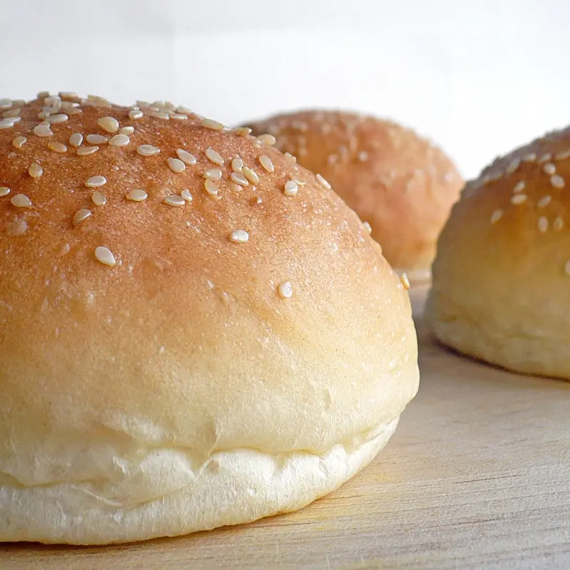 Homemade Sesame Seed Buns