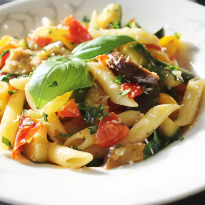 Pasta Con Verdure Grigliate