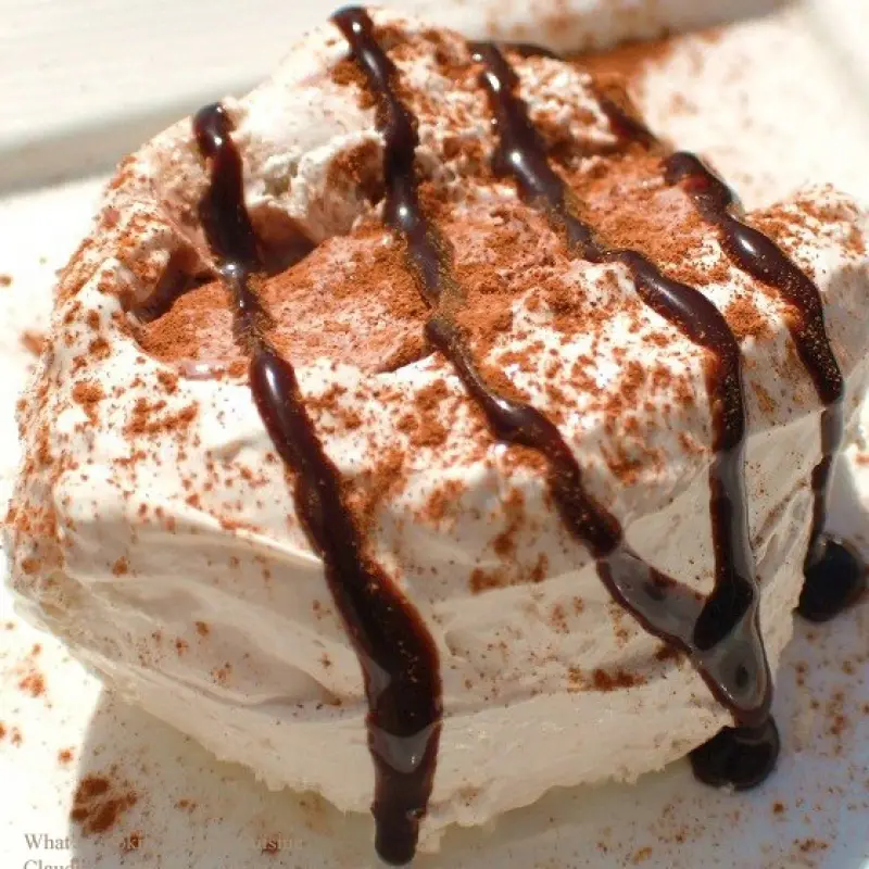 Angel Food Tiramisu Tunnel Cake