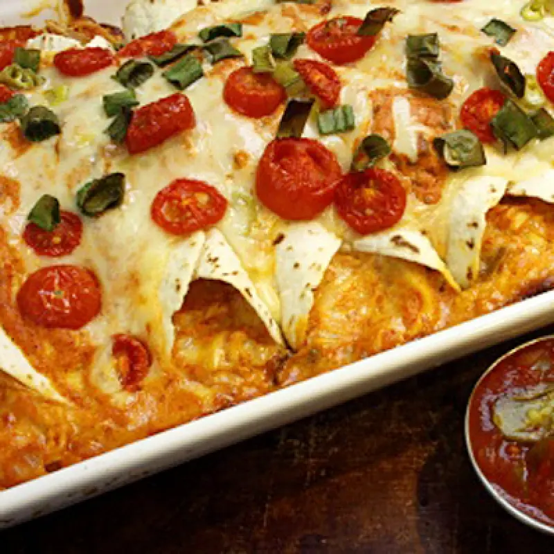 Easy Chicken Enchiladas