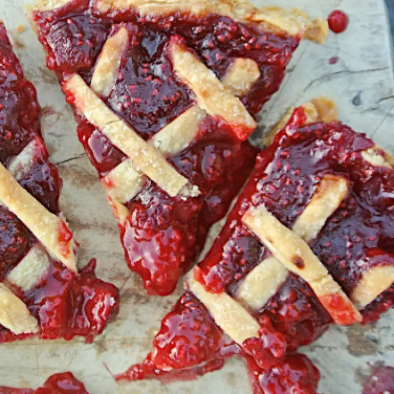 Crostata di Lamponi - Easy Raspberry Tart