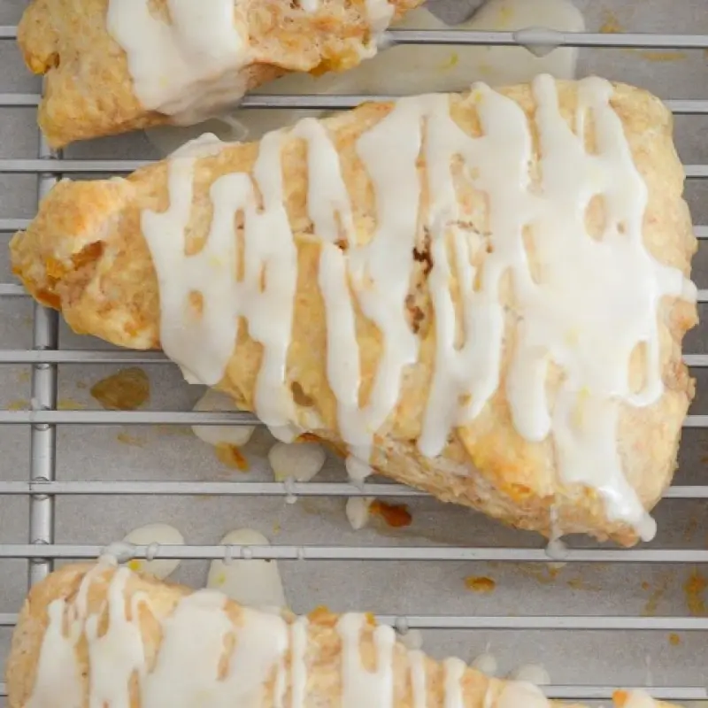Apricot Coconut and Ginger Scones