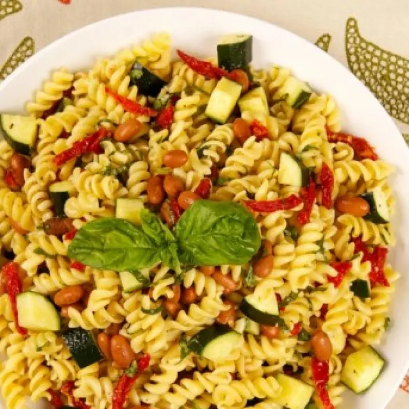 Mediterranean Fusilli Salad