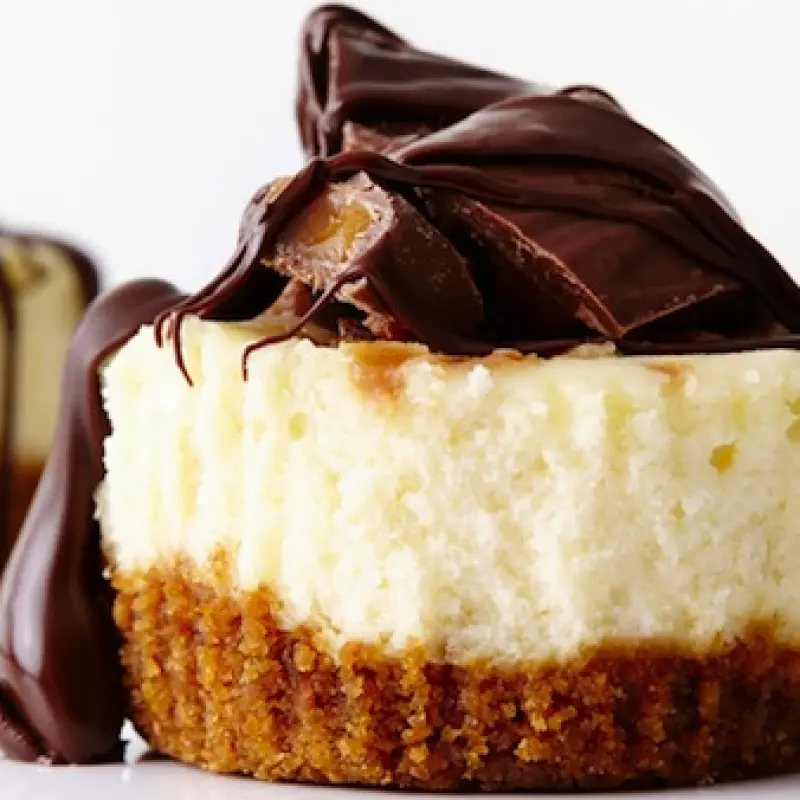 Mini Skor Bar Cheesecake