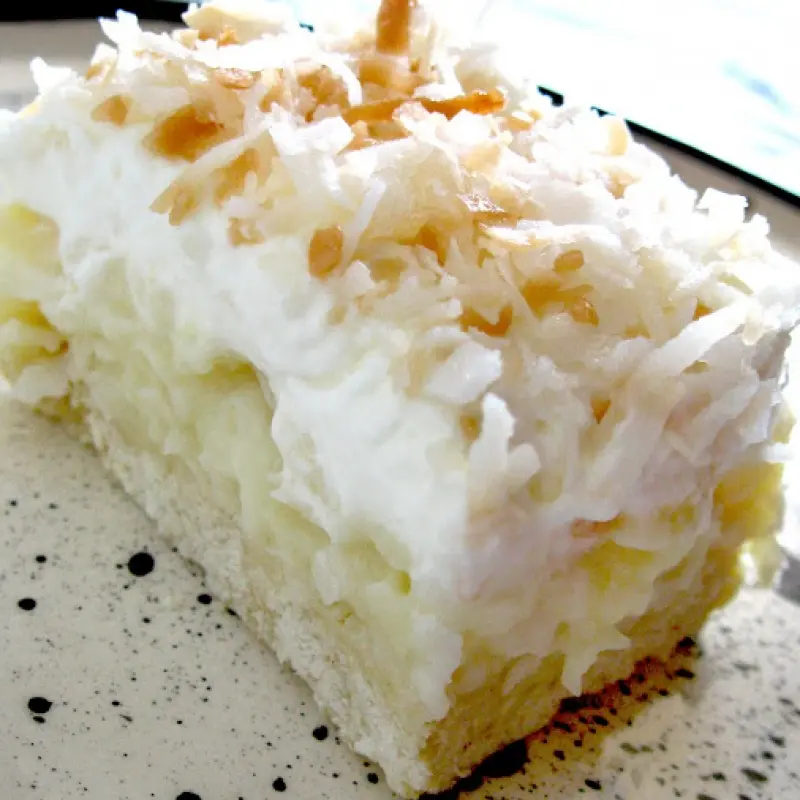 Coconut Cream Squares