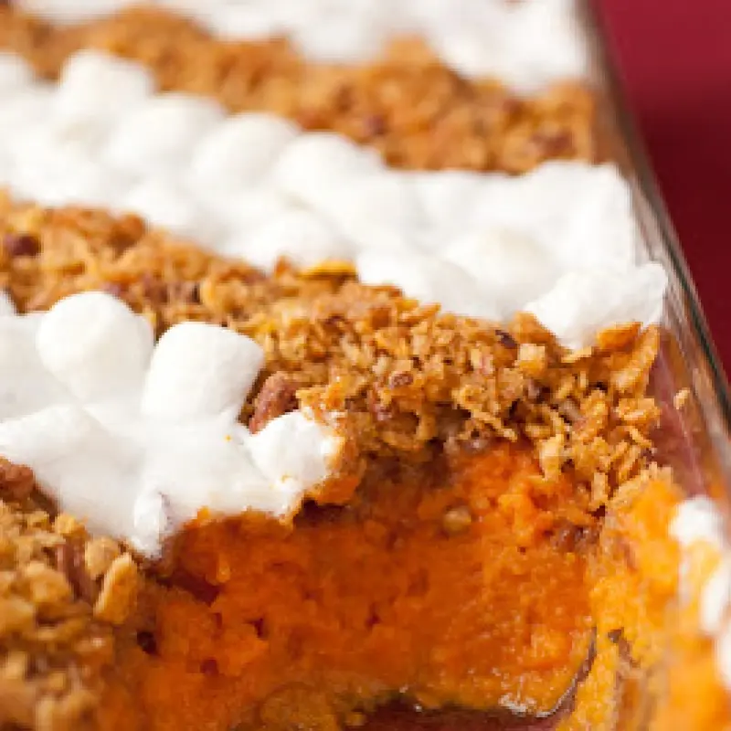 Browned Butter Sweet Potato Casserole