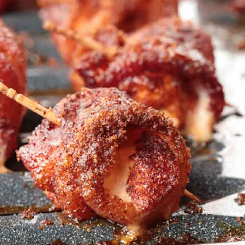Bacon Wrapped Chicken Strips