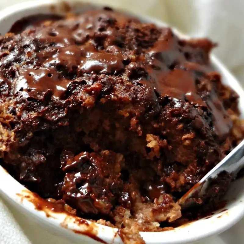 Dark Chocolate Bread Pudding